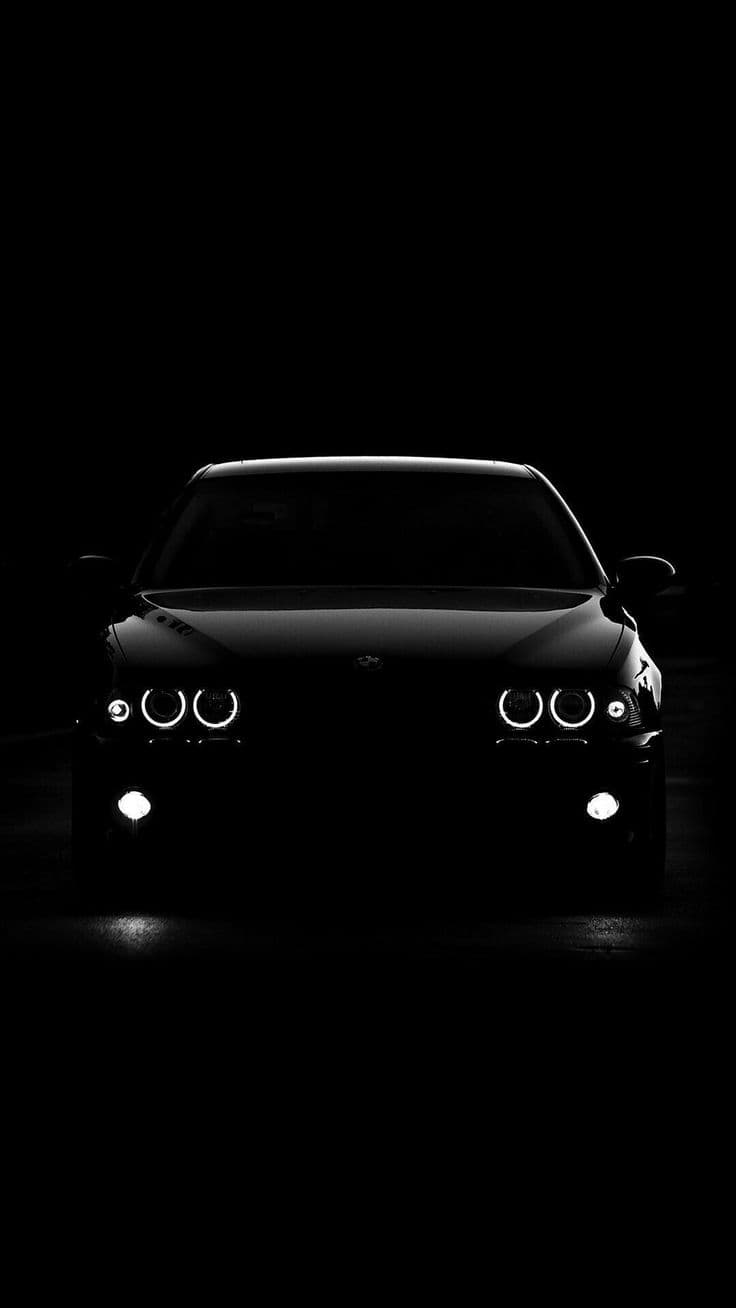 BMW M5 angel eyes silhouette